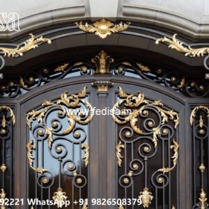 House Elevation Iron Design with Elegant Contemporary Features No-3498