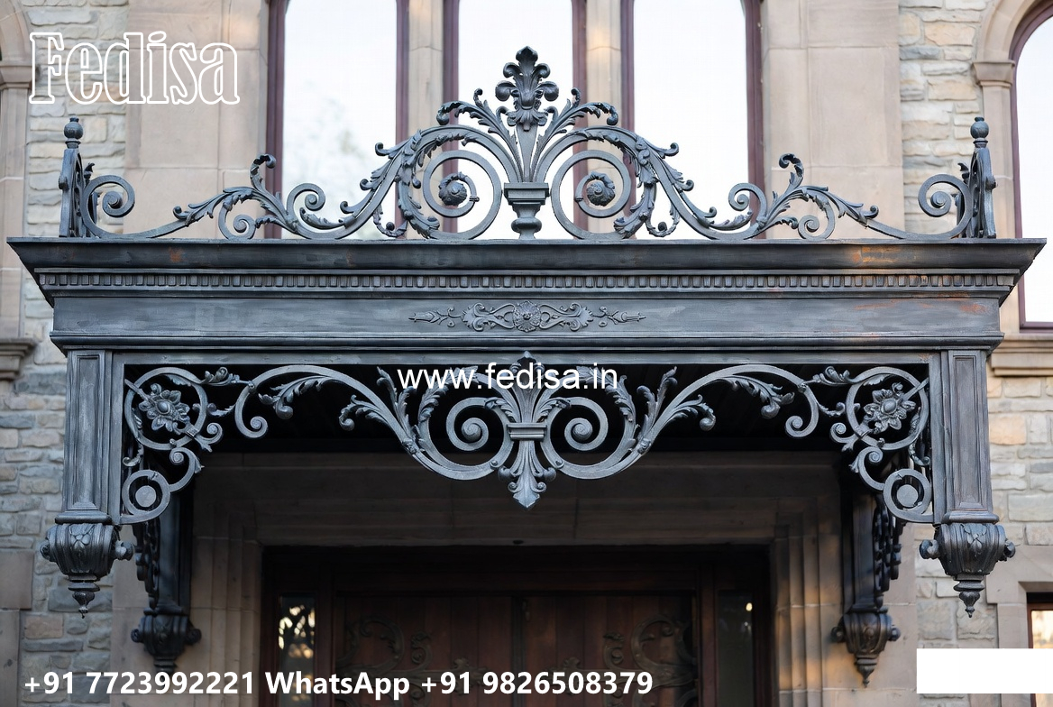 Elegant Villa Exterior Iron Cladding Design No-3528