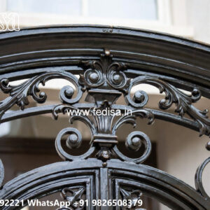 Premium Villa Elevation Iron Front Design No-3529