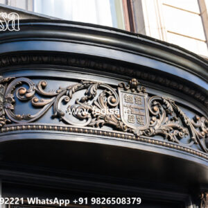 Luxury Villa Elevation Iron Art Design No-3533