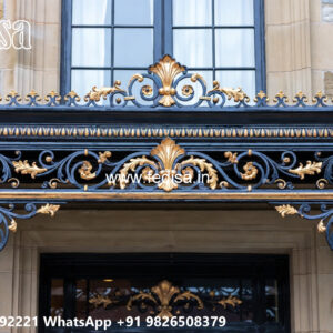 Stylish Decorative Iron Villa Front Concepts No-3542