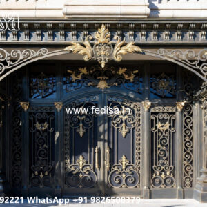 Elegant Villa Front Iron Cladding Concepts No-3546