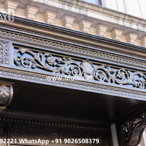 Attractive Villa Elevation Iron Framework Ideas No-3548