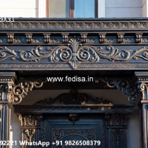 Stylish Villa Elevation Iron Structural Design No-3550
