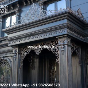 Modern Villa Exterior Iron Mesh Inspirations No-3564