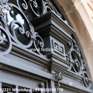 Elegant Villa Front Iron Wall Design No-3566