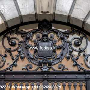 Luxury Villa Elevation Iron Exterior Beauty No-3567