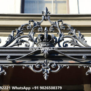 Decorative Villa Front Iron Feature Wall Ideas No-3574