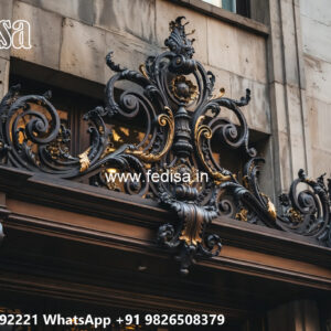 Decorative Villa Exterior Iron Wall Concepts No-3595