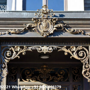 Elegant Iron Wall Concepts for Villa Front No-3609