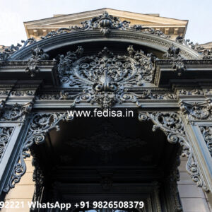 Modern Villa Exterior Iron Structural Inspirations No-3613