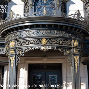 Stylish Villa Front Iron Cladding Inspirations No-3626