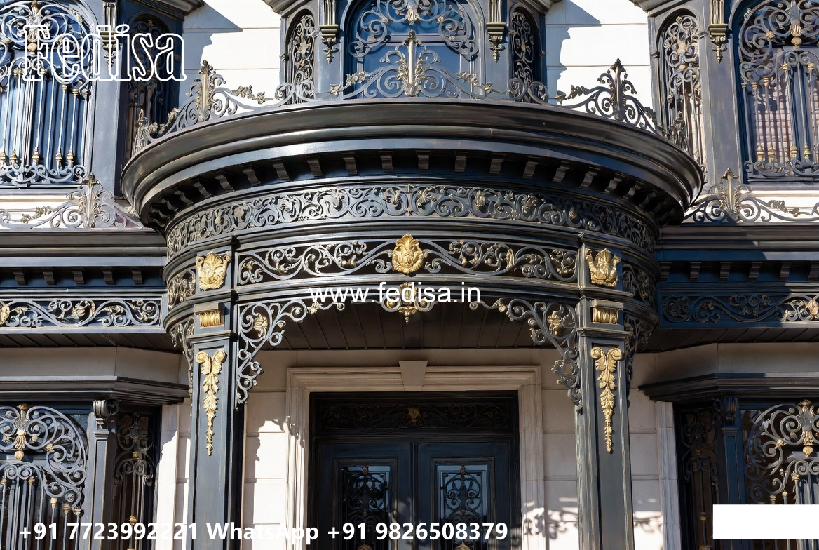 Stylish Villa Front Iron Cladding Inspirations No-3626