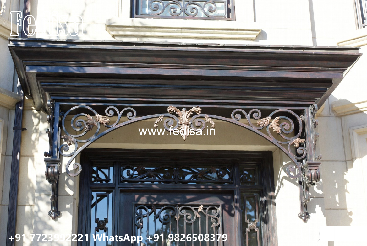 Villa Elevation Iron Design with Stylish Decorative Appeal No-3644