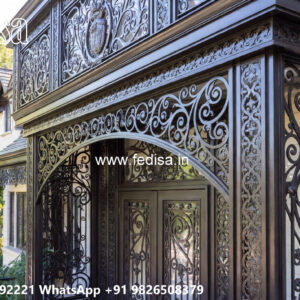 Villa Elevation Iron Design with Premium Artistic Appeal No-3665