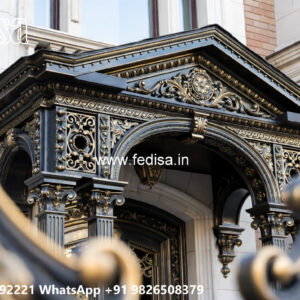 Villa Elevation Iron Design with Artistic Outdoor Beauty No. 3672