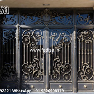 Modern Villa Front Iron Feature Wall Concepts No-3673