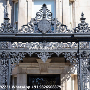Villa Elevation Iron Design with Attractive Artistic Style No-3693