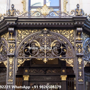 Modern Villa Front Iron Exterior Beauty No-3694