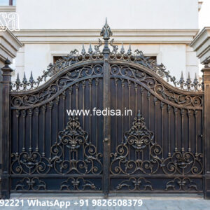 Villa Elevation Iron Design with Contemporary Luxury Beauty No-3747