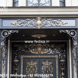 Villa Elevation Iron Design with Stylish Outdoor Concepts No-3754
