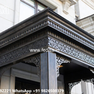 Attractive Decorative Iron Wall Design for Villas No-3777