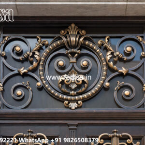Stylish Villa Front Iron Mesh Concepts No-3793