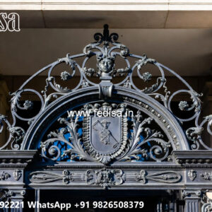 Villa Elevation Iron Design with Artistic Premium Appeal No-3795