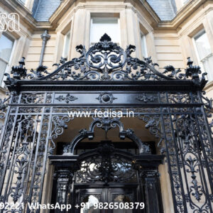 Modern Villa Elevation Iron Exterior Panel Ideas No-3801