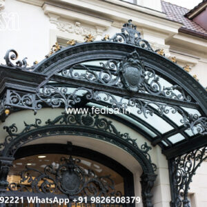 Stylish Villa Exterior Iron Artistic Framework No-3803