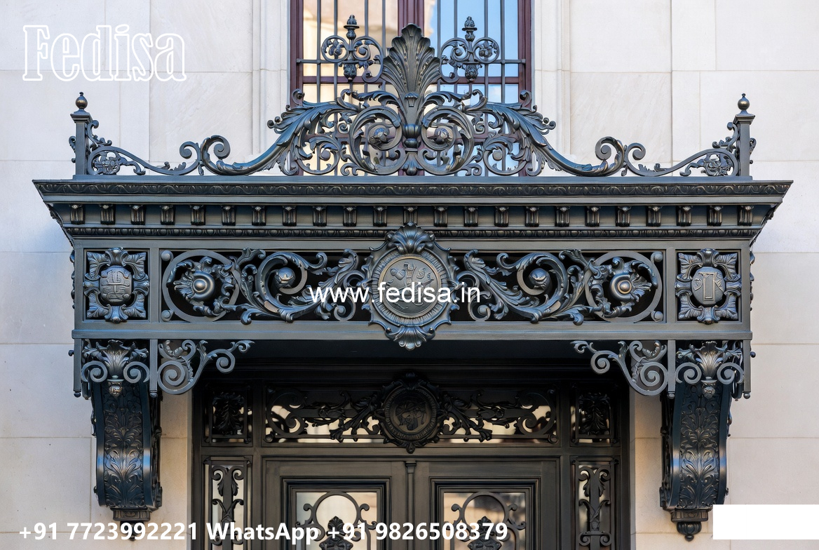 Attractive Villa Front Iron Luxury Patterns No-3807