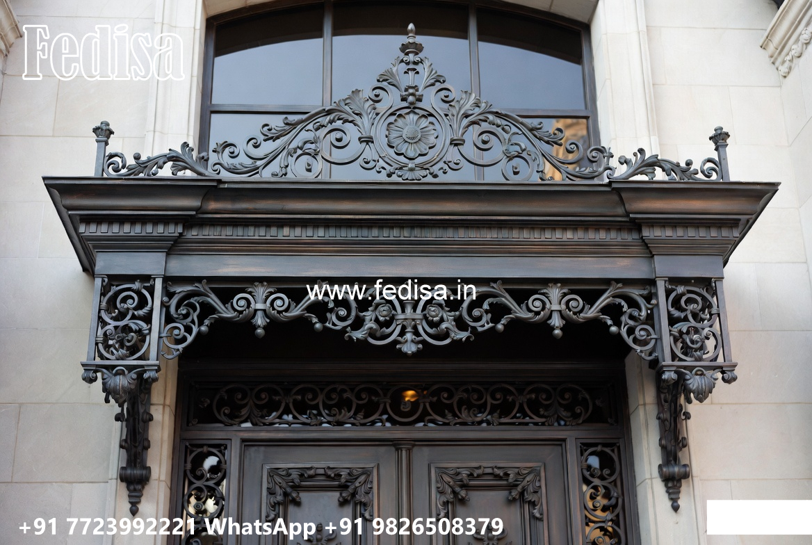 Villa Elevation Iron Design with Stylish Outdoor Beauty No-3809