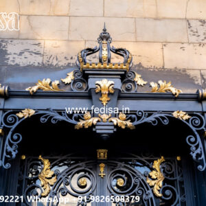 Villa Elevation Iron Design with Premium Artistic Finish No-3817