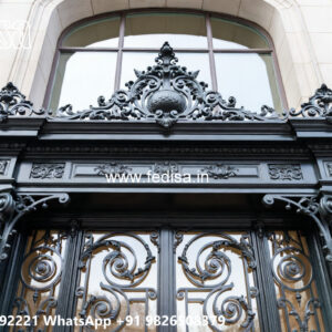 Contemporary Villa Front Iron Exterior Ideas No-3823