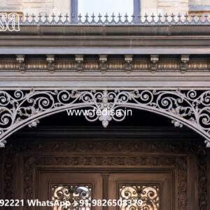 Elegant Modern Iron Wall Design for Villas No-3824