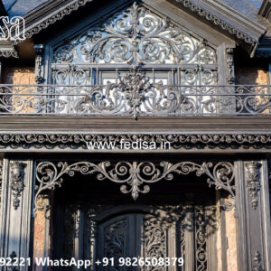 Luxury Villa Exterior Iron Wall Inspirations No-3839