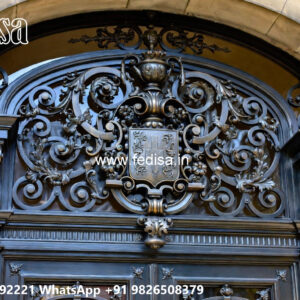 Premium Villa Exterior Iron Front Framework No-3887