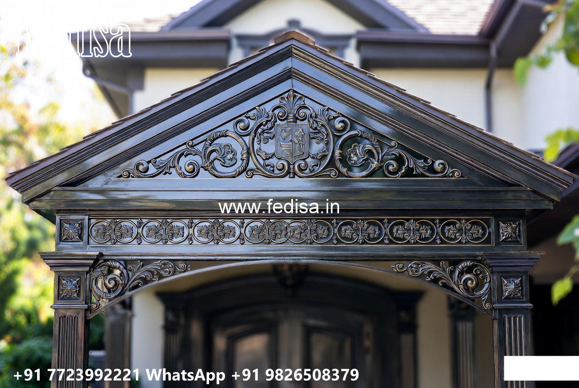 Elegant Villa Front Iron Artistic Inspirations No-3895