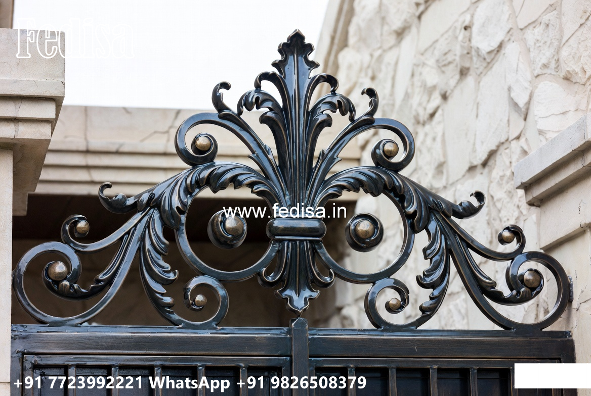 Villa Elevation Iron Design Ideas for Premium Luxury Villas No-3900