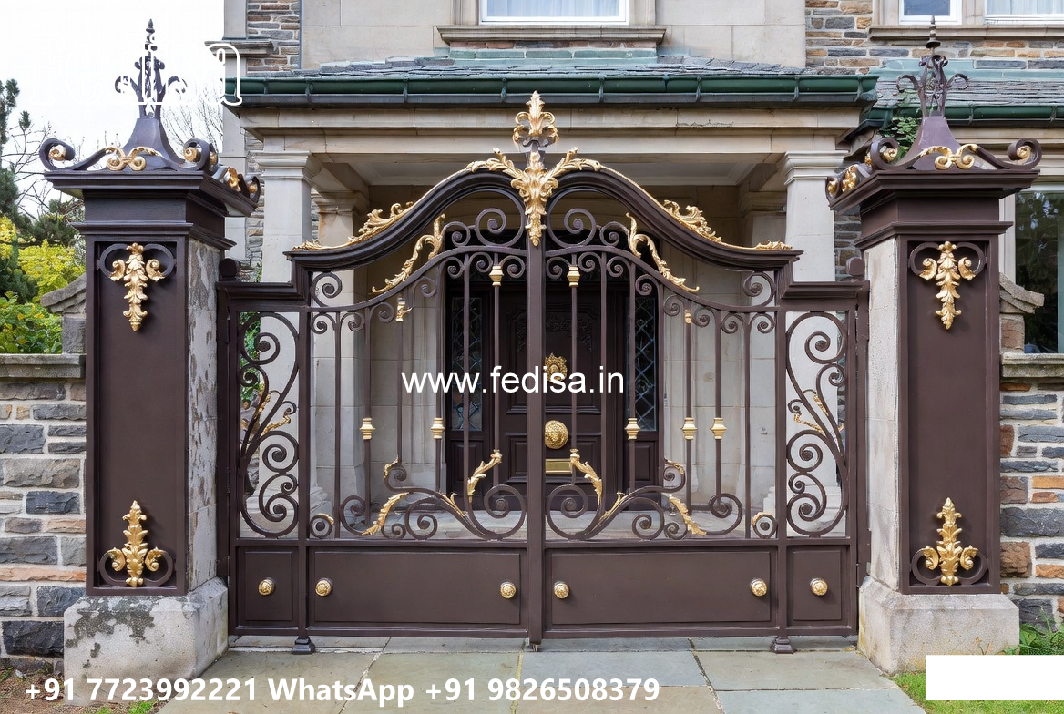Modern Villa Exterior Iron Decorative Features No-3909