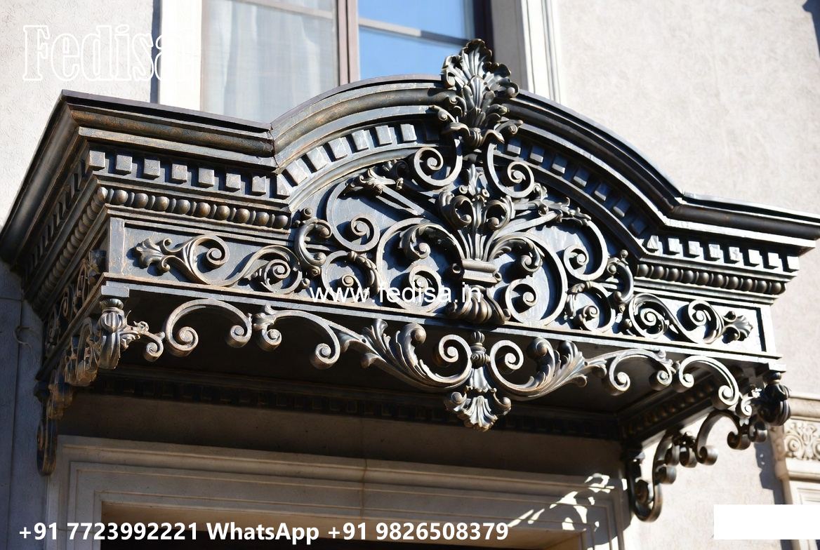 Contemporary Decorative Iron Exterior Wall for Villas No-3916