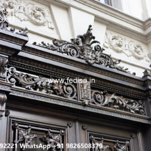 Luxury Villa Front Iron Structural Ideas No-3917