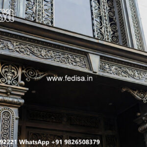 Luxury Modern Villa Exterior Iron Framework No-3923