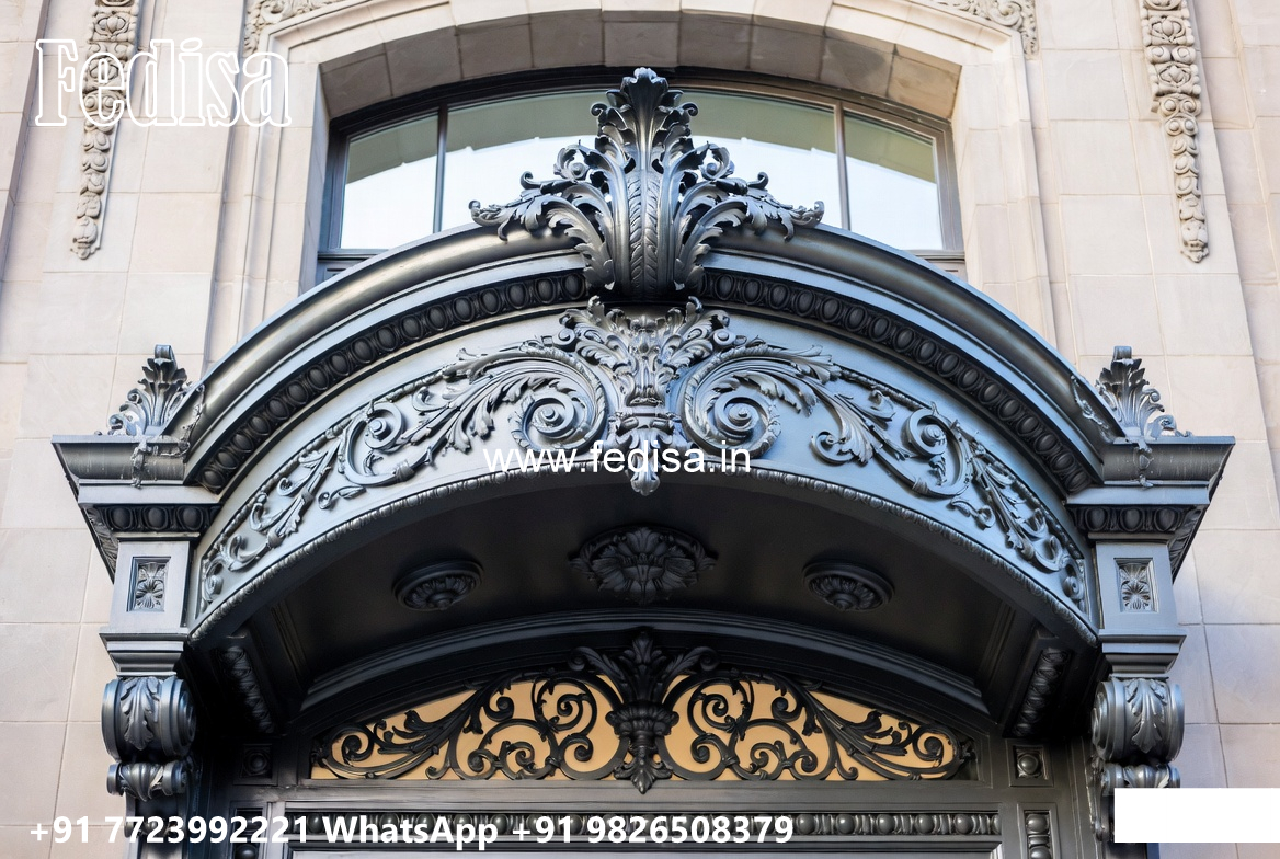 Premium Villa Exterior Iron Artistic Framework No-3952