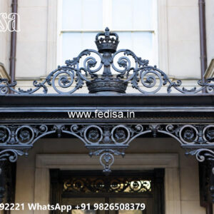 Modern Villa Front Iron Exterior Beauty No-3953