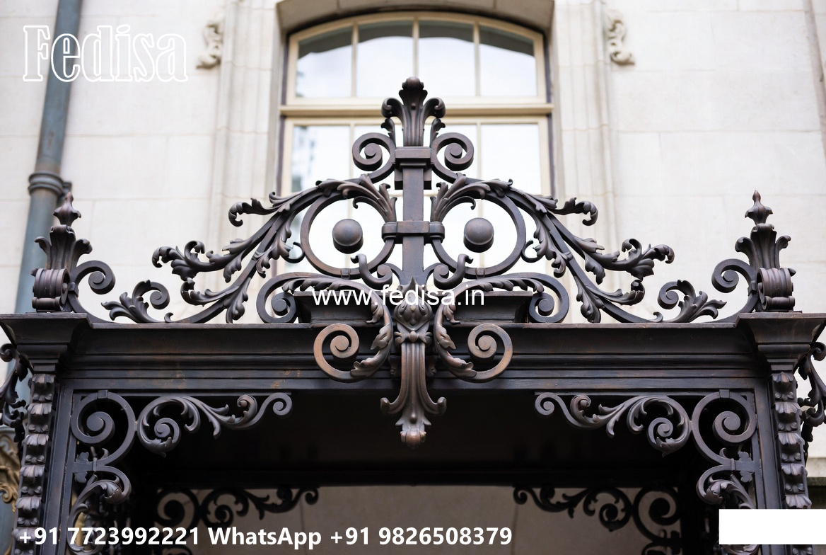 Attractive Villa Exterior Iron Front Patterns No-3969