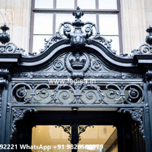 Villa Elevation Iron Design with Elegant Structural Beauty No-3970