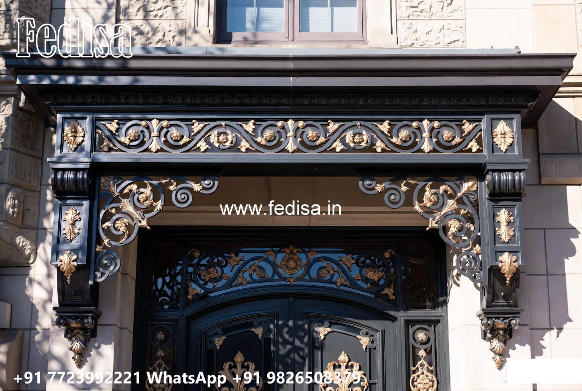 Attractive Villa Front Iron Artistic Beauty No-3985