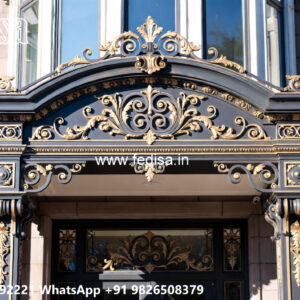 Villa Elevation Iron Design with Elegant Outdoor Appeal No-3994